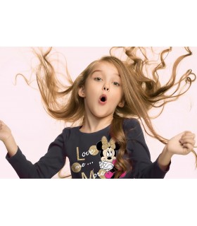 Camiseta manga larga infantil Minnie