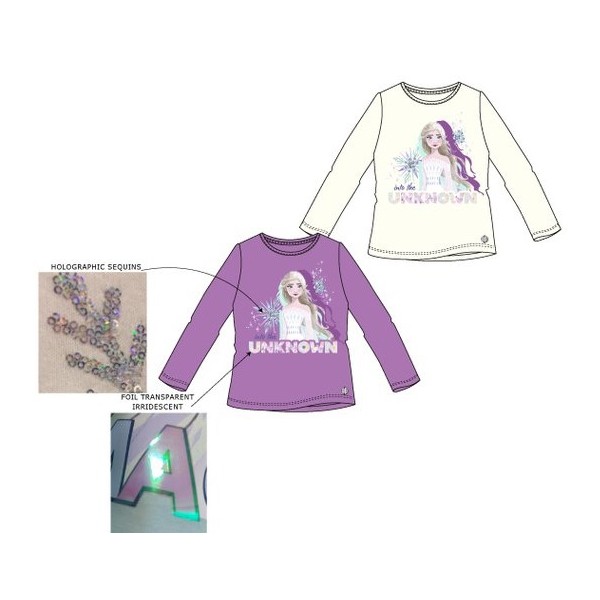 Camiseta manga larga infantil FrozenII