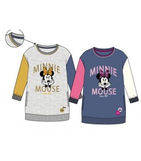 Vestido manga larga infantil Minnie