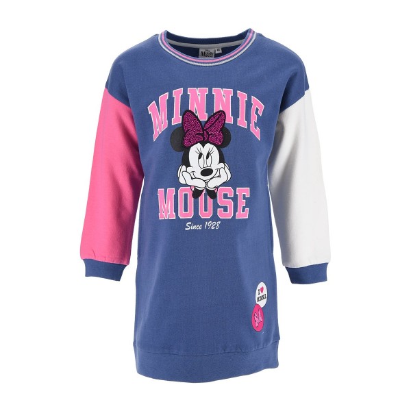 Vestido manga larga infantil Minnie