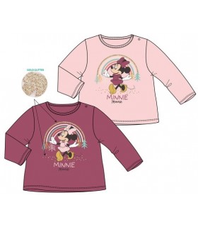 Camiseta manga larga bebé Minnie