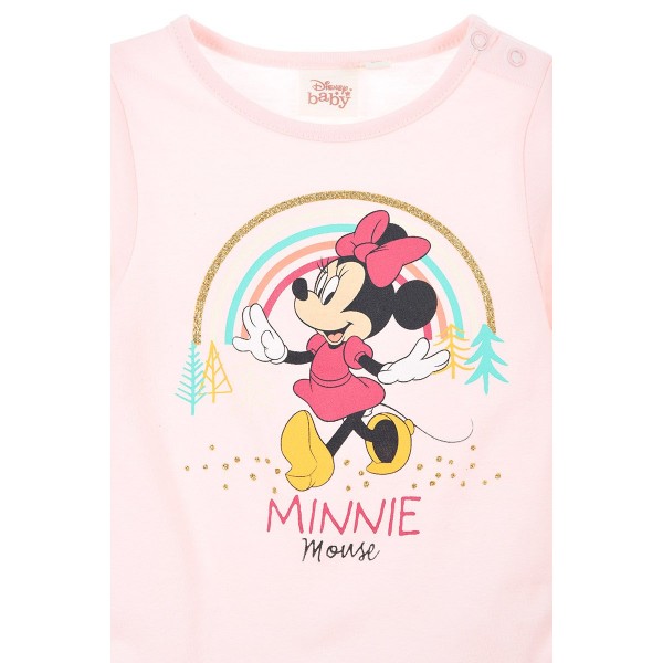 Camiseta manga larga bebé Minnie