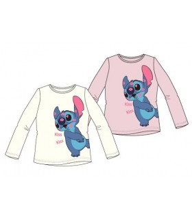 Camiseta manga larga infantil Stitch