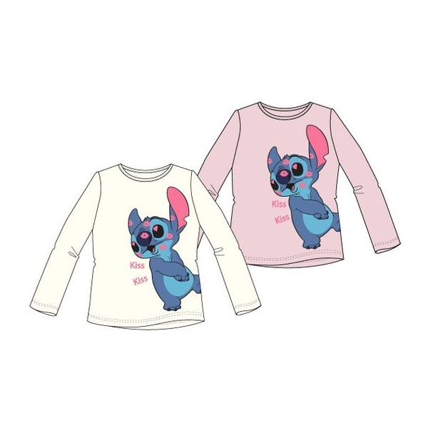 Camiseta manga larga infantil Stitch