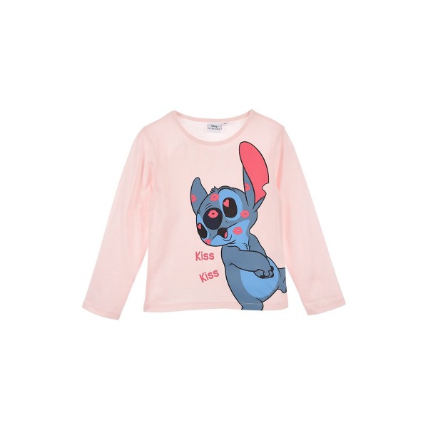 Camiseta manga larga infantil Stitch
