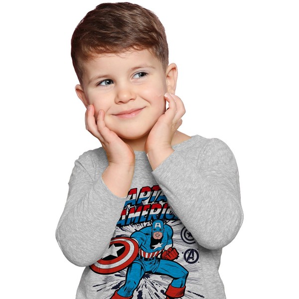 Camiseta manga larga juvenil Avengers