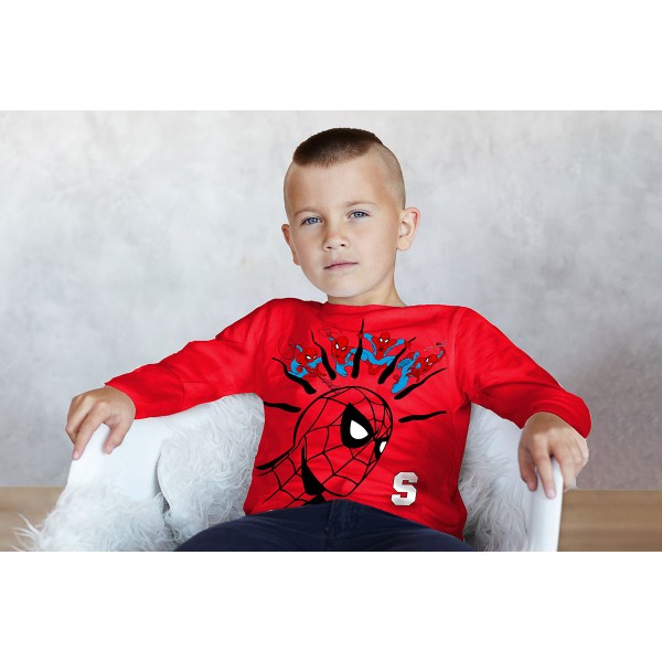 Camiseta manga larga infantil Spiderman