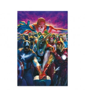 POSTER MARVEL LOS VENGADORES - 10 BY ALEX ROSS