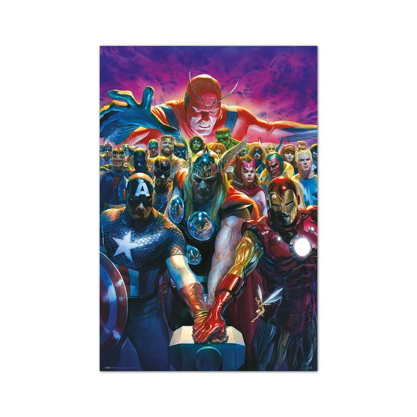 POSTER MARVEL LOS VENGADORES - 10 BY ALEX ROSS