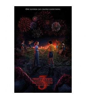 POSTER STRANGER THINGS ONE SUMMER