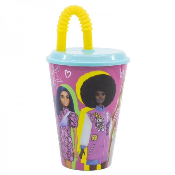 VASO CAÑA EASY 430 ML BARBIE BB22