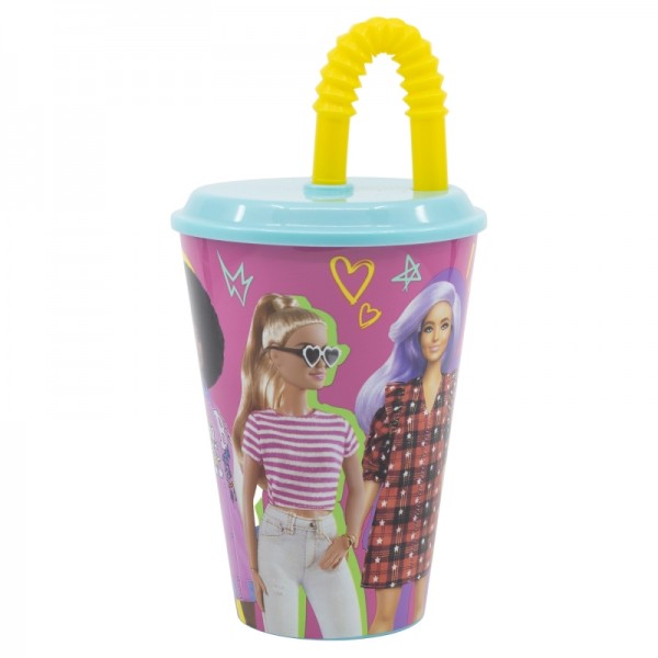 VASO CAÑA EASY 430 ML BARBIE BB22