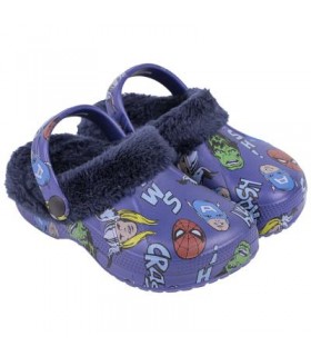 Zapatillas de Casa Zueco con Borreguillo Vengadores