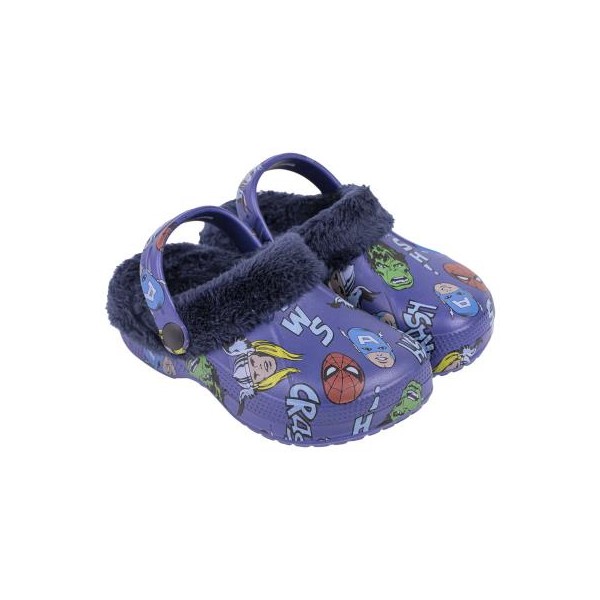 Zapatillas de Casa Zueco con Borreguillo Vengadores