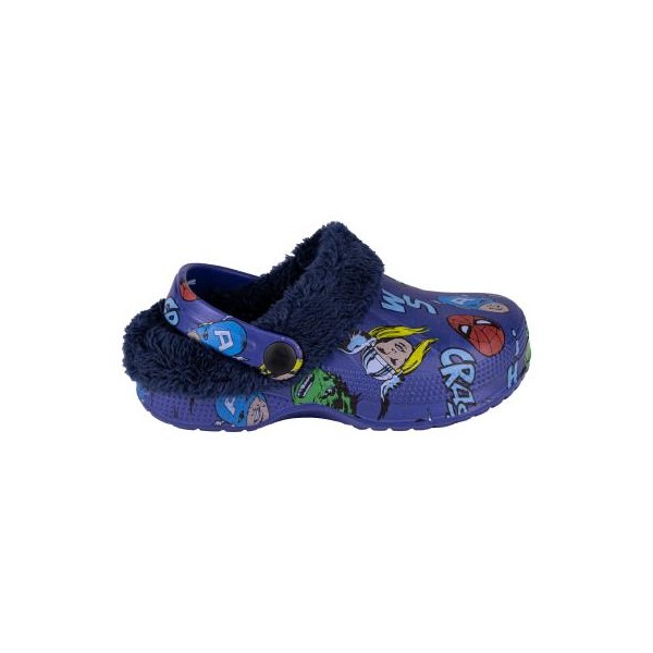 Zapatillas de Casa Zueco con Borreguillo Vengadores