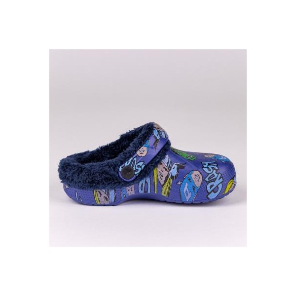 Zapatillas de Casa Zueco con Borreguillo Vengadores