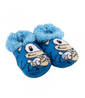 Zapatillas De Casa Suela Blanda Calcetín Sonic