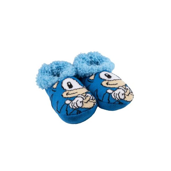 Zapatillas De Casa Suela Blanda Calcetín Sonic