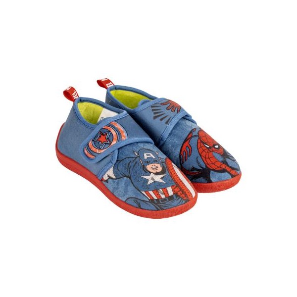 Zapatillas De Casa Francesita Velcro Marvel