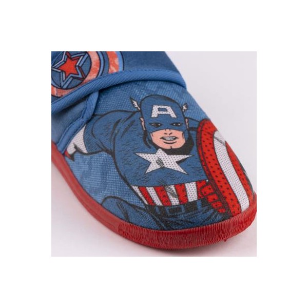 Zapatillas De Casa Francesita Velcro Marvel