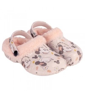 Zapatillas De Casa Zueco Borreguillo Minnie