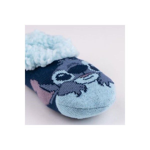 Zapatillas De Casa Suela Blanda Calcetín Stitch