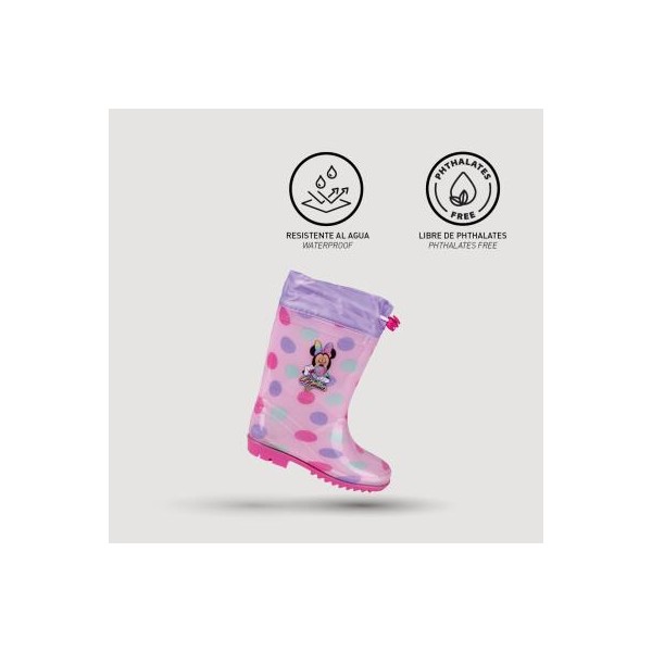 Botas Lluvia Pvc Minnie