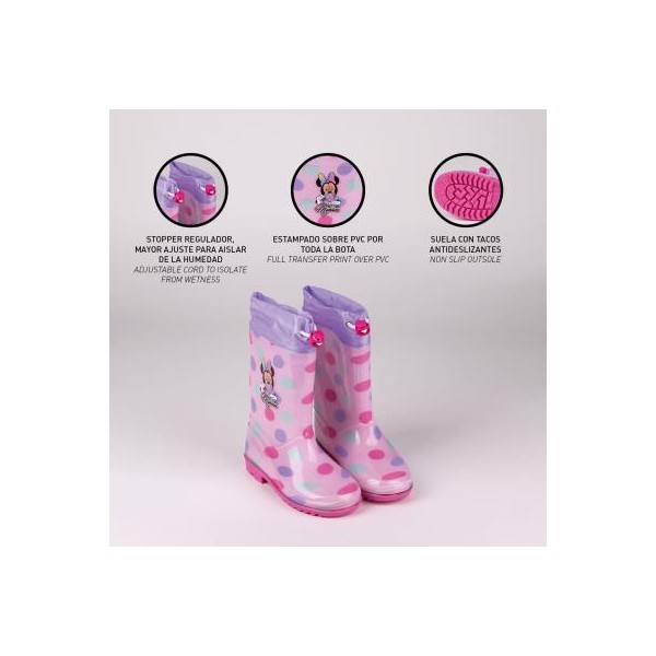 Botas Lluvia Pvc Minnie