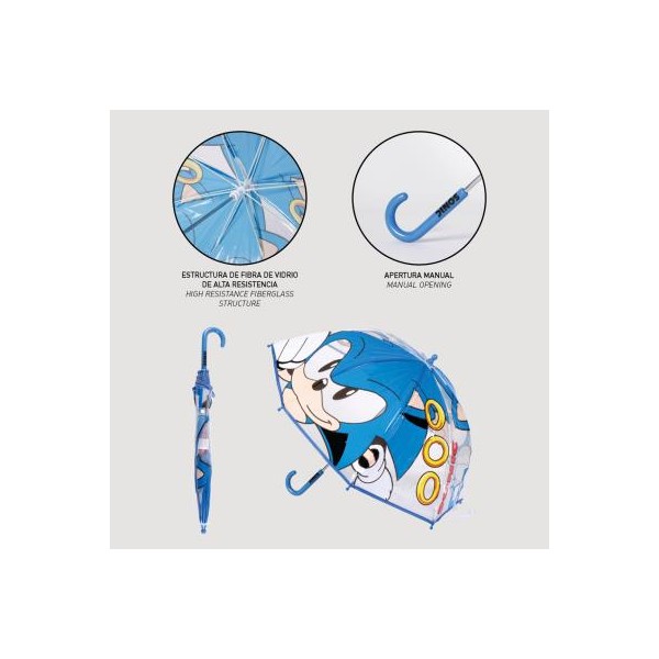 Paraguas Manual Poe Burbuja Sonic