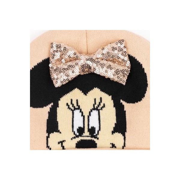 Gorro Punto Aplicaciones Minnie