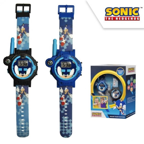 RELOJ WALKIE TALKIE 2 EN 1 SONIC