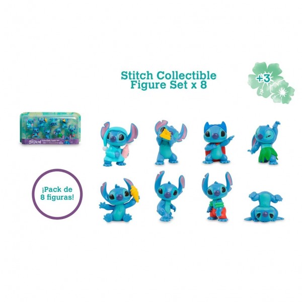 Figuras Stitch Collectible Figure Set x 8