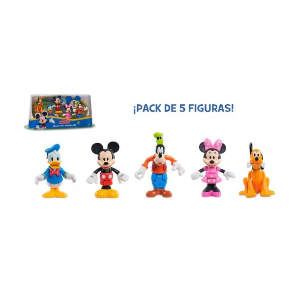 Mickey - Pack 5 Figuras Articuladas Surtidas