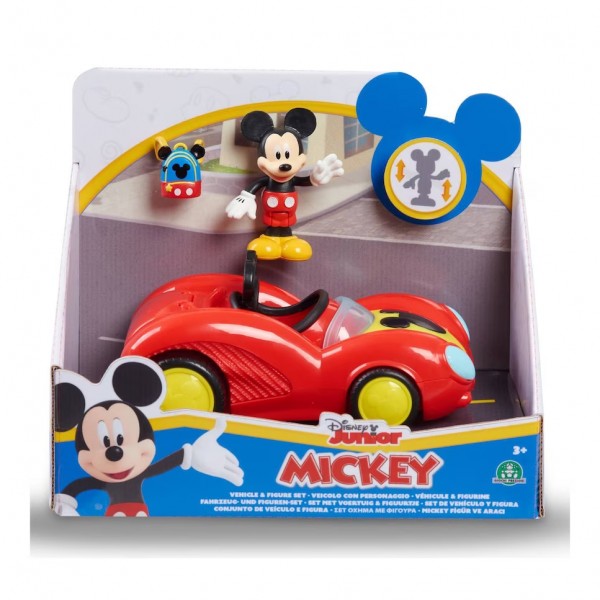 Figura articulada y vehículo Mickey