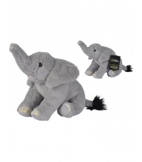 PELUCHE ELEFANTE NATIONAL GEOGRAPHIC 25CM