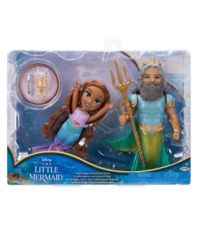 Muñeca Ariel + Triton La Sirenita Disney 15cm