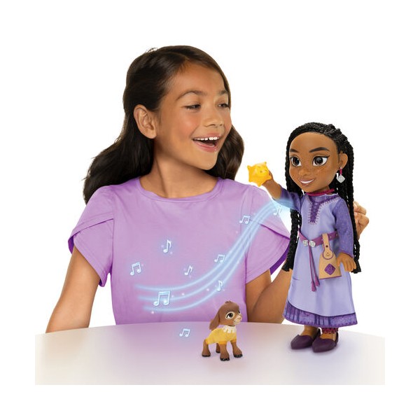 Muñeca Asha Wish Disney 38cm sonido
