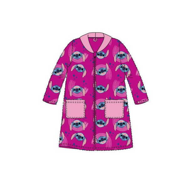 Bata infantil coralina Stitch