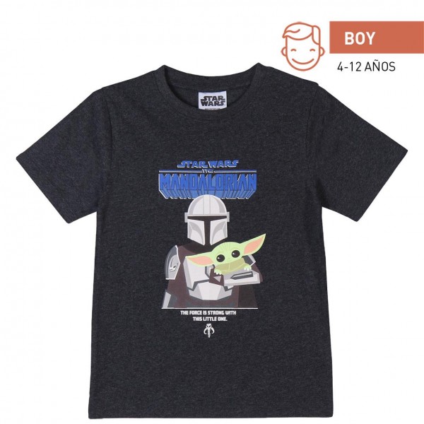 Camiseta Corta Single Jersey Punto The Mandalorian