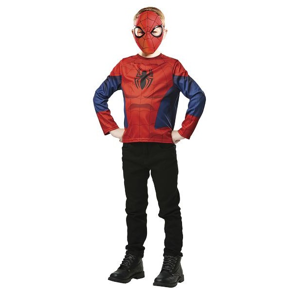 TOP Y MÁSCARA SPIDERMAN