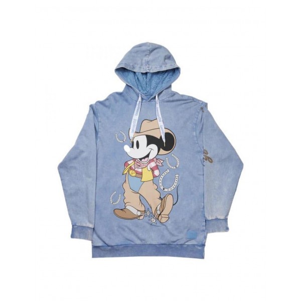 DISNEY BY LOUNGEFLY SUDADERA CAPUCHA UNISEX WESTERN MICKEY