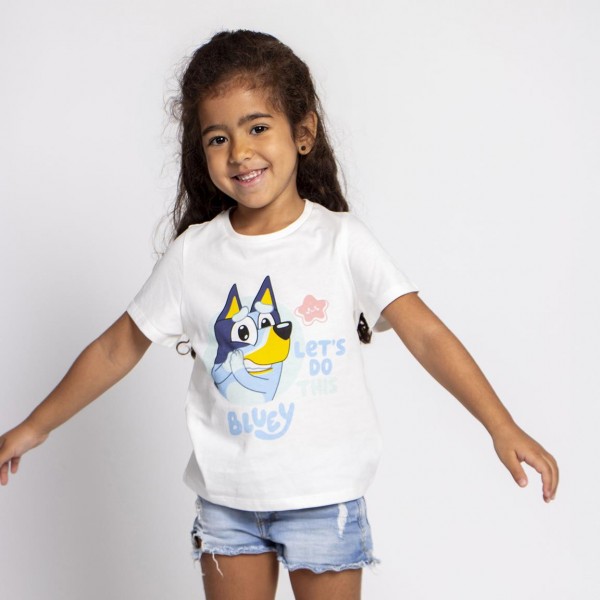 Camiseta Corta Single Jersey Bluey