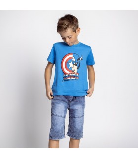 Camiseta Corta Single Jersey Avengers