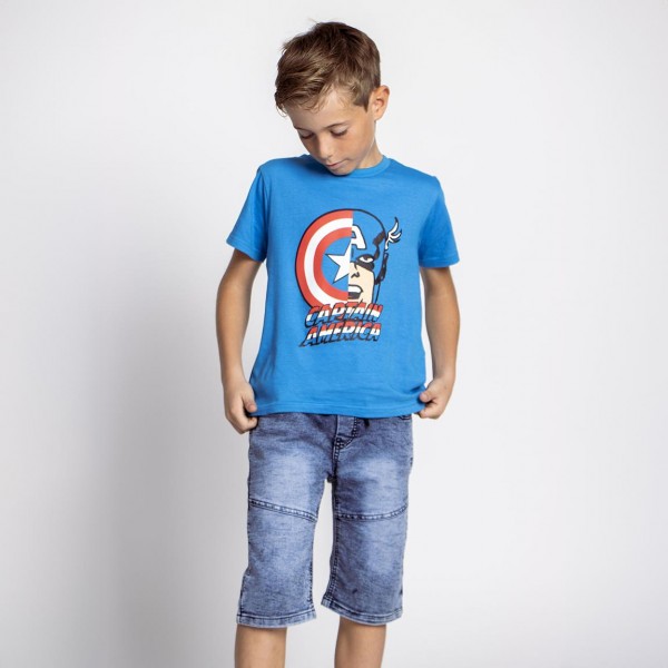 Camiseta Corta Single Jersey Avengers