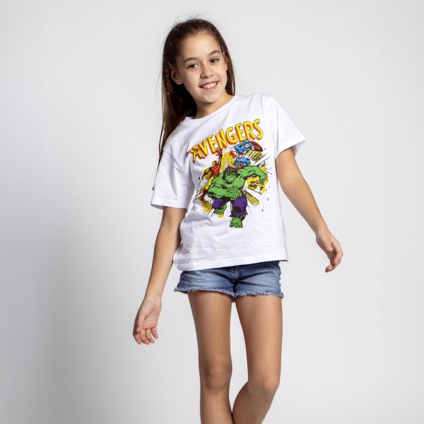Camiseta Corta Single Jersey Marvel
