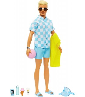 Muñeco Ken Pelicula Día En La Playa