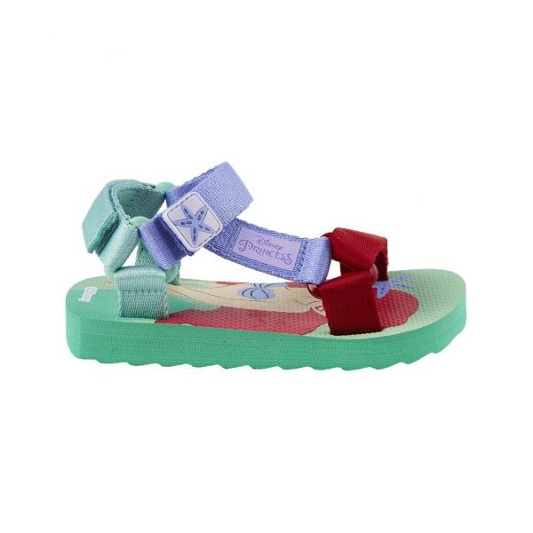 Sandalias Casual Velcro Princess La Sirenita