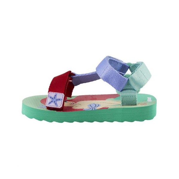 Sandalias Casual Velcro Princess La Sirenita