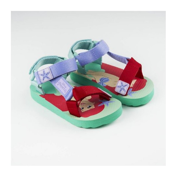 Sandalias Casual Velcro Princess La Sirenita