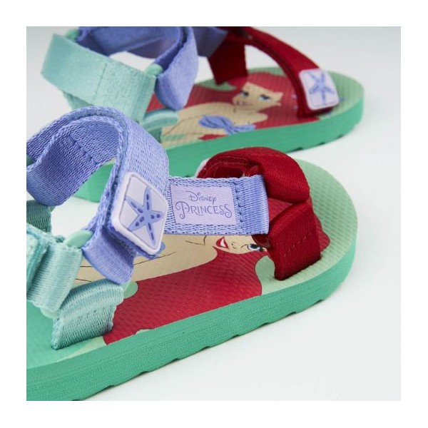 Sandalias Casual Velcro Princess La Sirenita